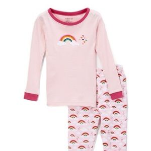 2pair Rainbow Pjs long sleeve & long pants/TWINS